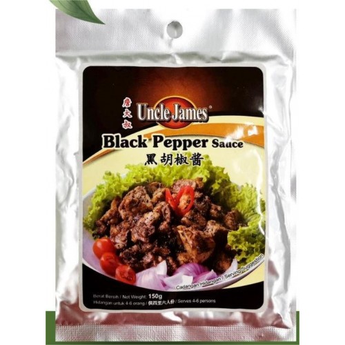 UNCLE JAMES BLACK PEPPER SAUCE 150G