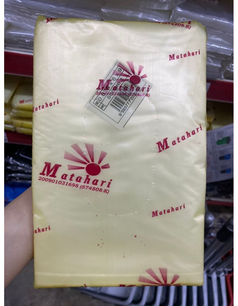 MATAHARI POLY BAG 0.025 X6 X9 500G