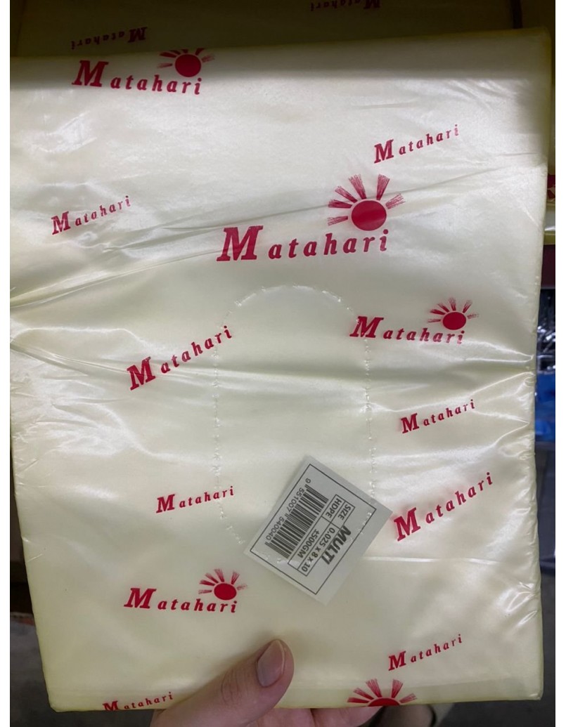 MATAHARI POLY BAG 0.025 X8 X10 500G