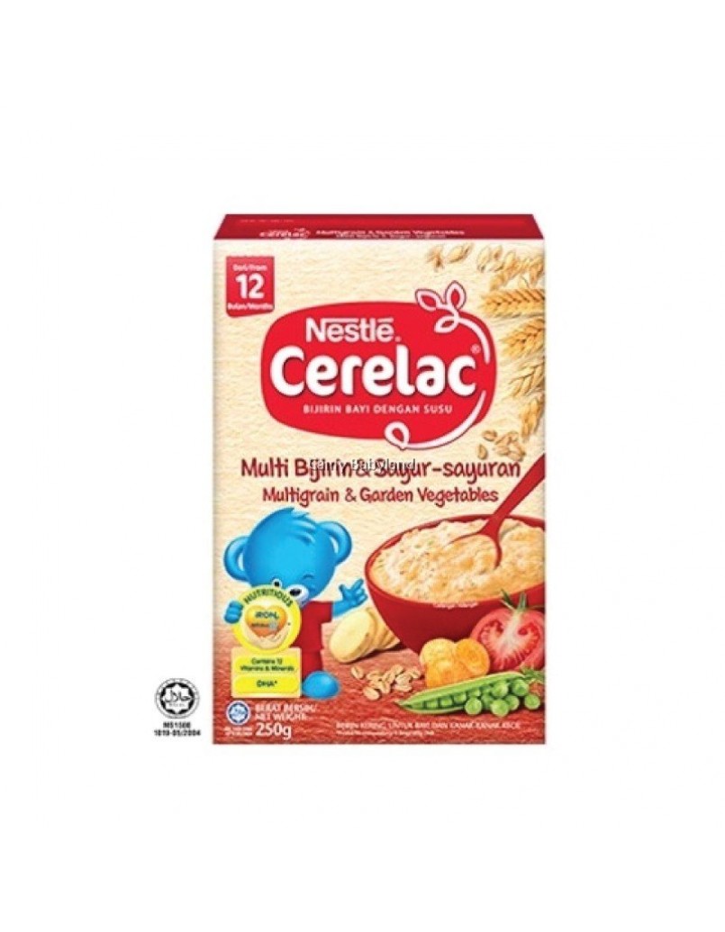 CERELAC MULTI GRAIN&GARDEN VEG 250G