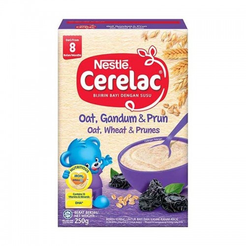 CERELAC OAT,WHEAT&PRUNES 250G