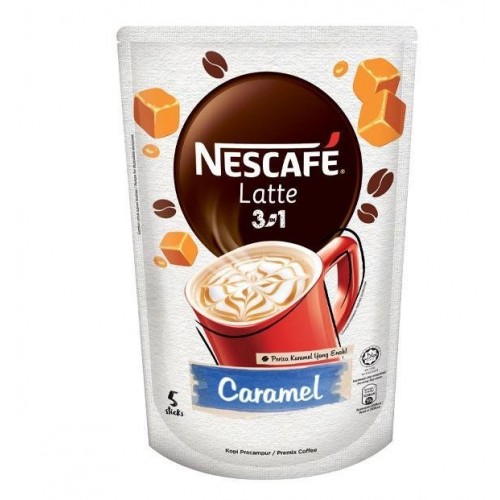 NESCAFE LATTE CARAMEL 5 X25G