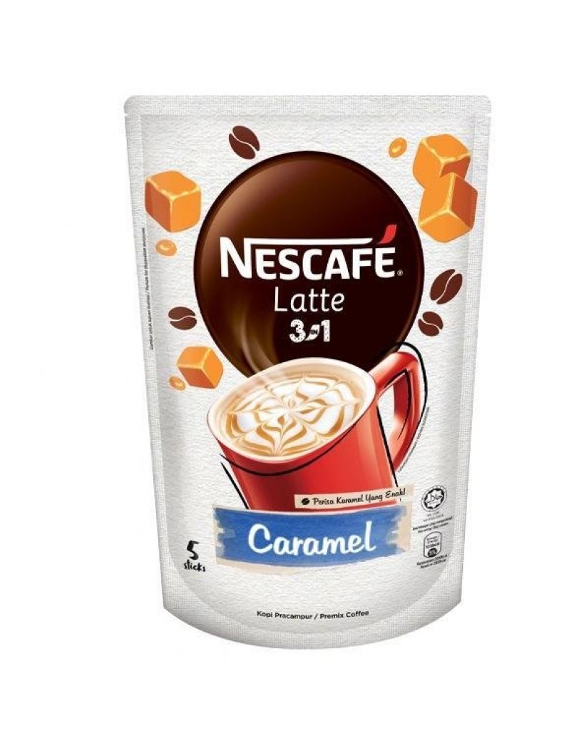 NESCAFE LATTE CARAMEL 5 X25G