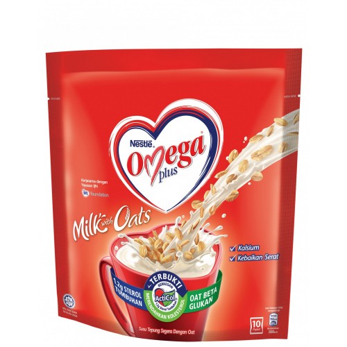 NESTLE OMEGA PLUS MILK&OATS 10 X42G