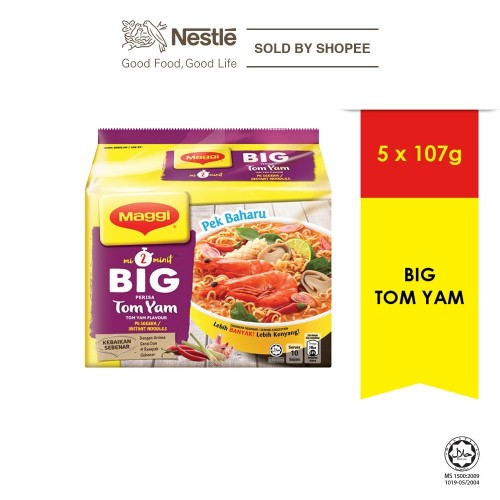 MAGGI 2-MINN BIG TOM YAM 5+1 X112G