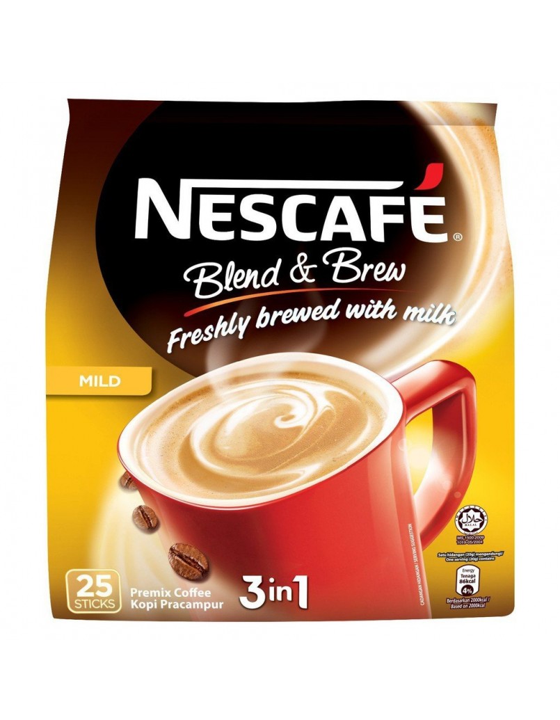 NESCAFE BLEND&BREW MILD 25 X19G