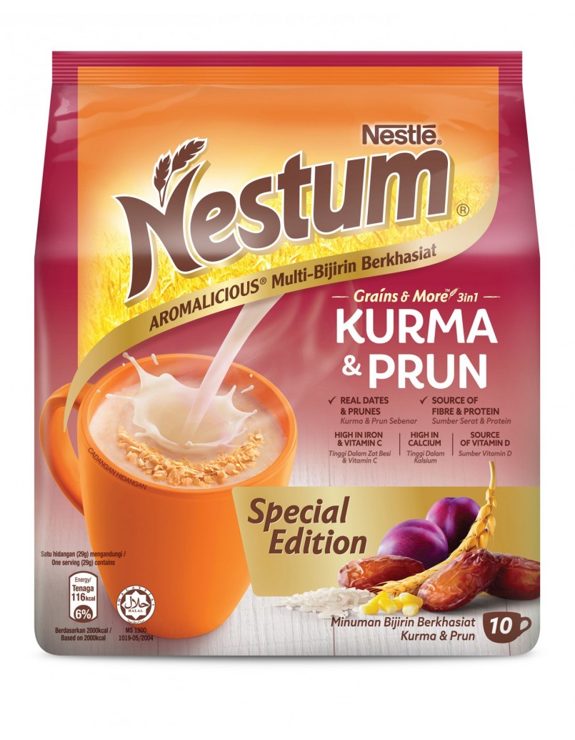 NESTUM 3IN1 KURMA&PRUNE 10 X30G