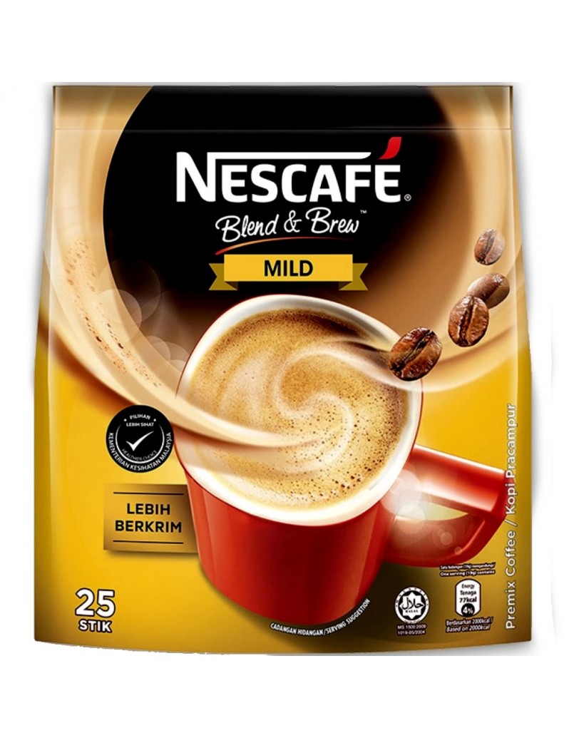 NESCAFE BLEND&BREW MILD 25 X19G