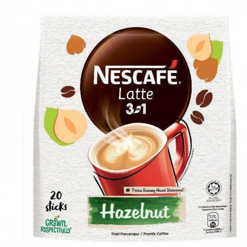NESCAFE LATTE HAZELNUT 20 X24G