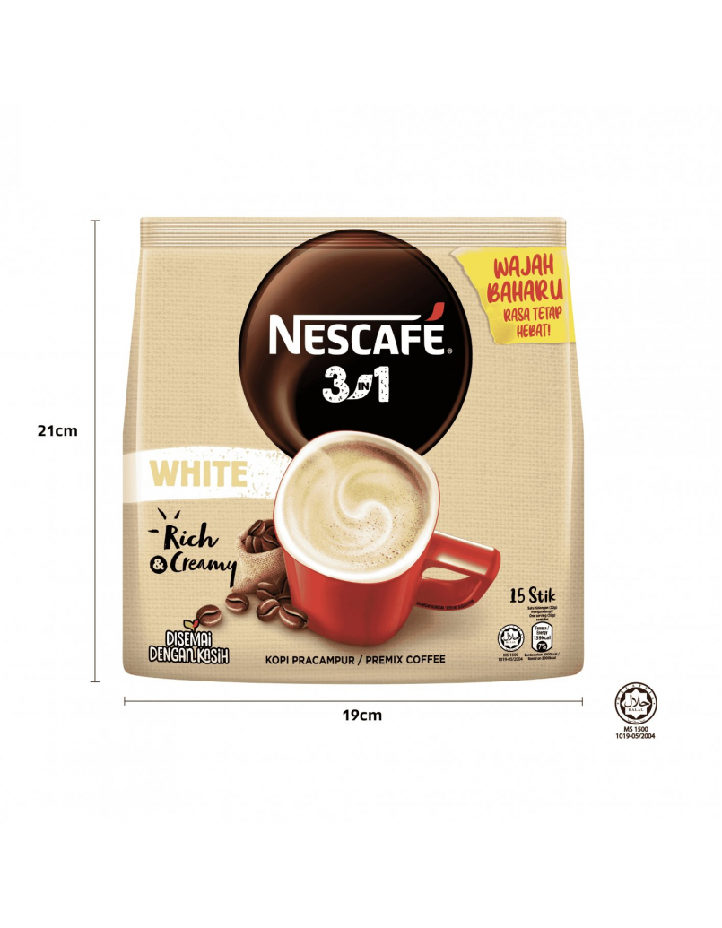 NESCAFE 3IN1 WHITE RICH&CREAMY 15 X32G