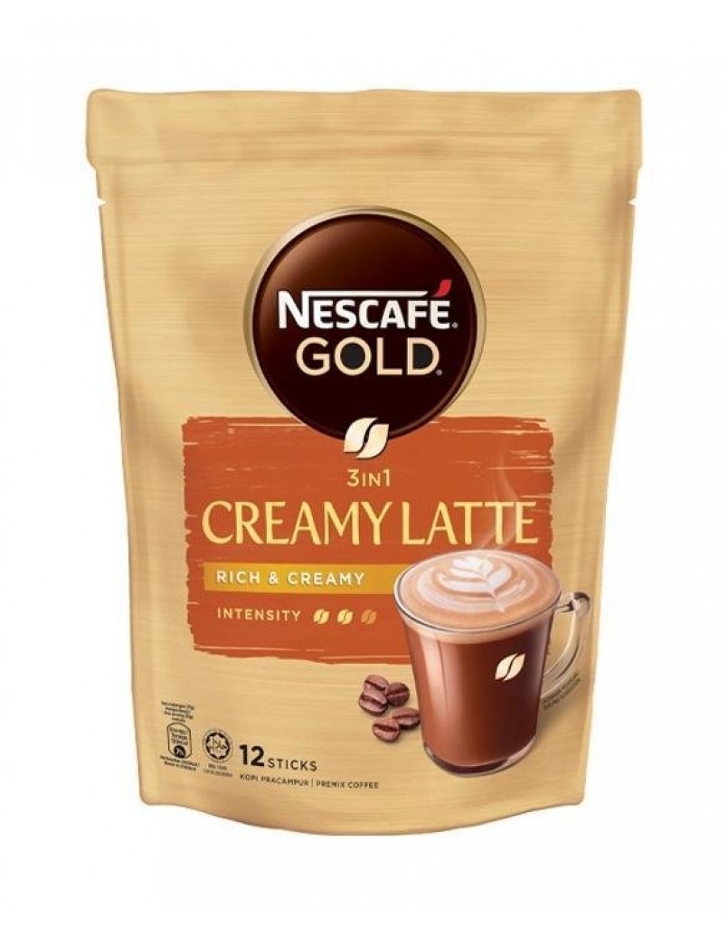 NESCAFE GOLD CREAMY LATTE 12+3 X33G