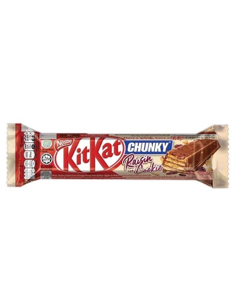 KIT KAT CHUNKY RAISIN&COOKIES 38G