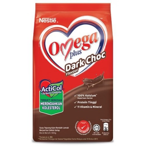 NESTLE OMEGA PLUS DARK CHOC 550G