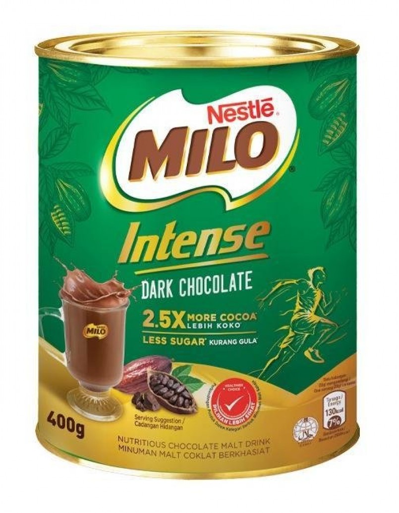 MILO INTENSE DARK CHOC TIN 400G