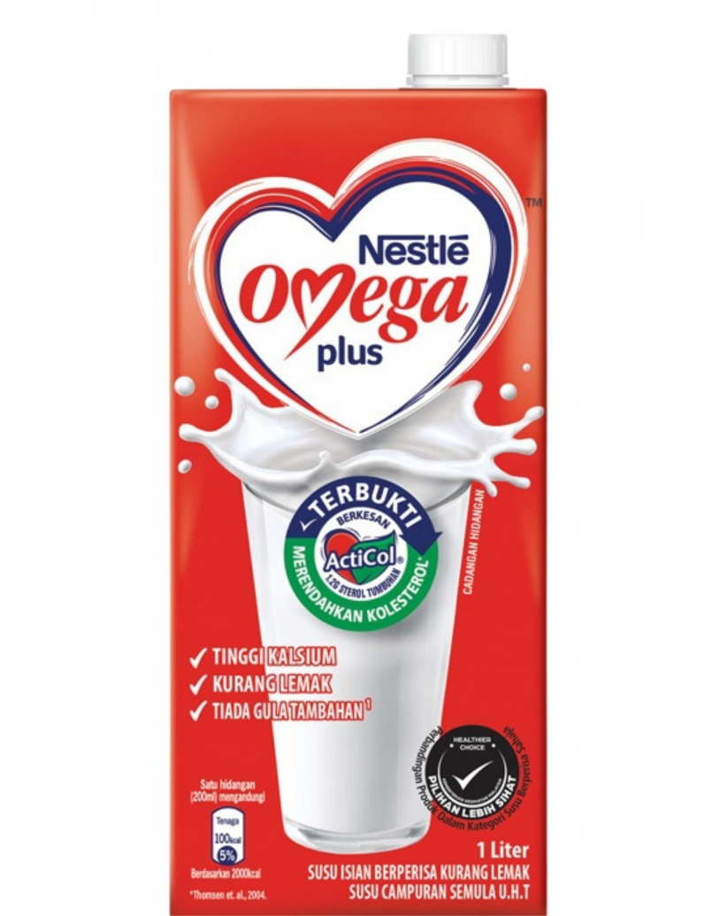 NESTLE OMEGA PLUS MILK 1L