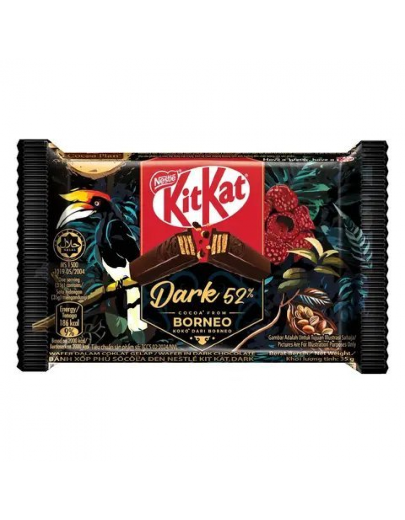 KIT KAT DARK BORNEO 4F 35G