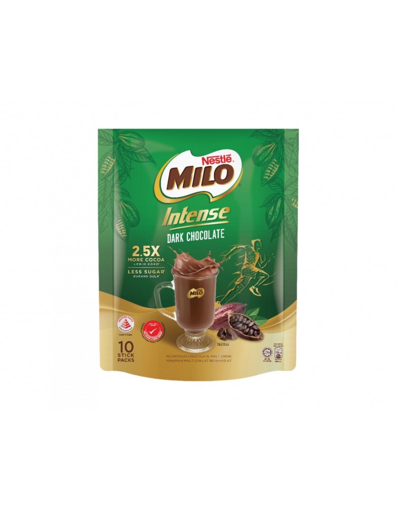 MILO 3IN1 INTENSE DARK CHOC 10 X33G