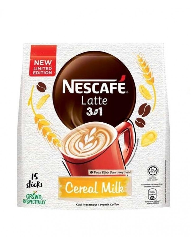 NESCAFE LATTE CEREAL MILK 15 X25G