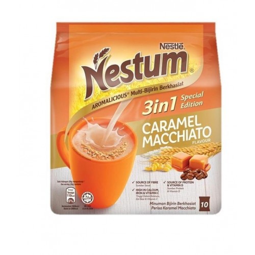 NESTUM 3IN1 CARAMEL MAC 10 X28G