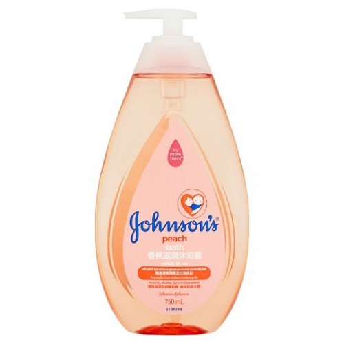 JOHNSON'S BABY BATH PEACH 750ML+ MIK RICE 50ML