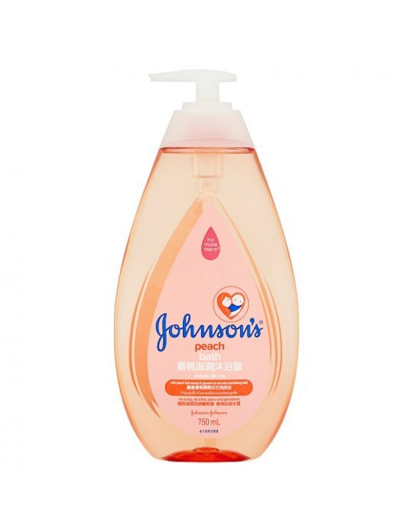 JOHNSON'S BABY BATH PEACH 750ML+ MIK RICE 50ML