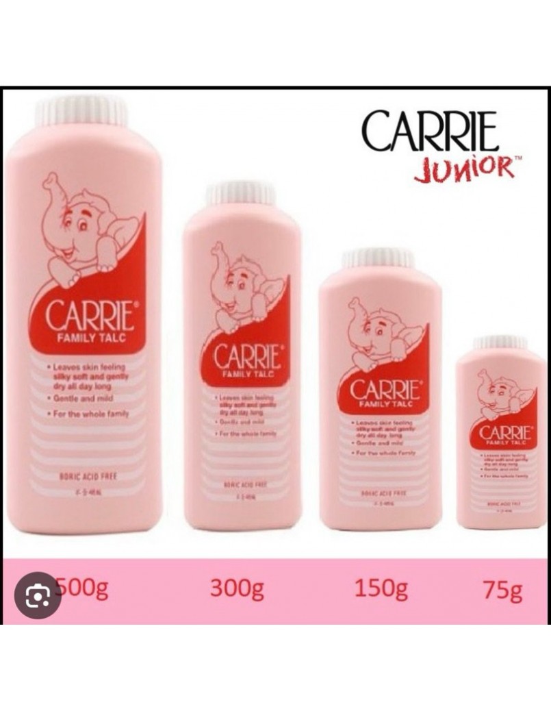 CARRIE FAMILY TALC 150G