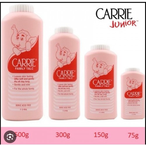 CARRIE FAMILY TALC 500G