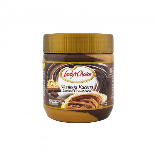 LC PB CHOC STRIPE 175G