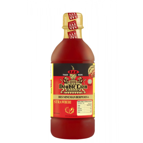 DOUBLE LION STRAWBERRY JUICE 520ML