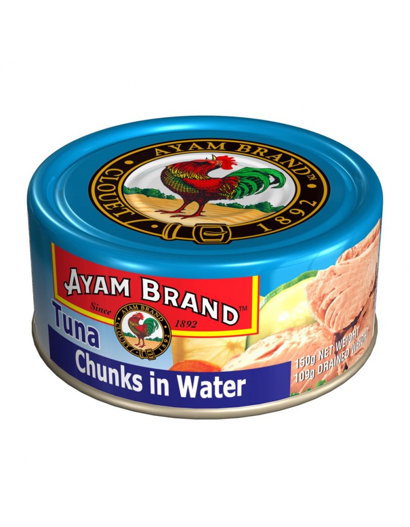 AYAM BRAND TUNA CHUNKS IN WATER 185G