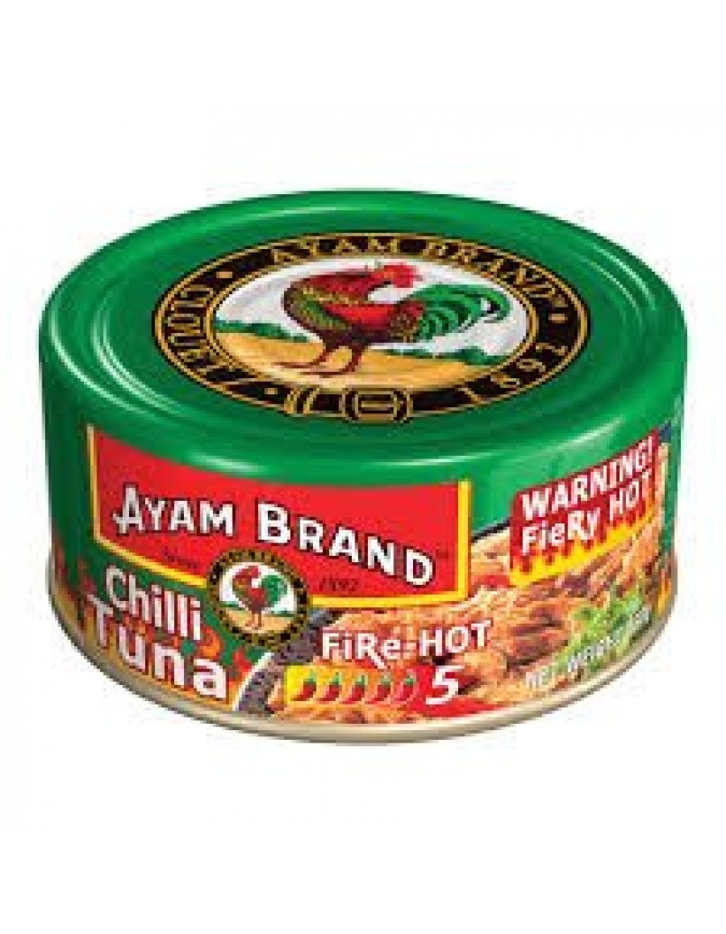 AYAM BRAND TUNA CHILLI (FIRE HOT) 185G