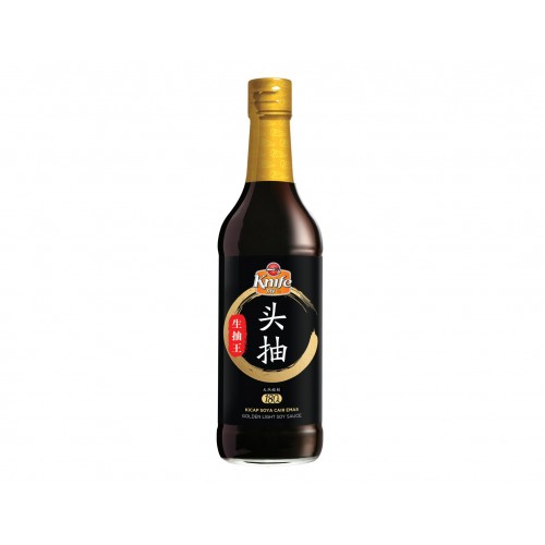 KNIFE GOLDEN LIGHT SOY SAUCE 500ML