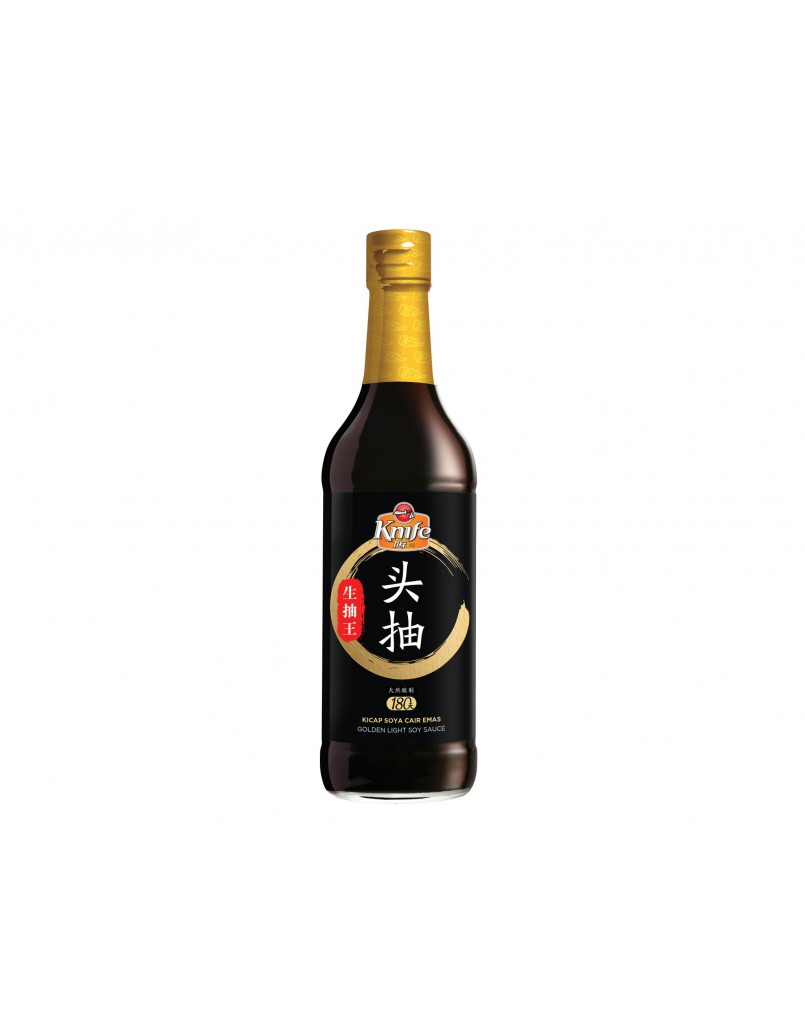 KNIFE GOLDEN LIGHT SOY SAUCE 500ML