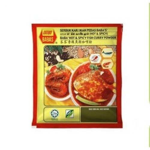 BABA'S FISH CURRY POWDER HOT&SPICY 250G