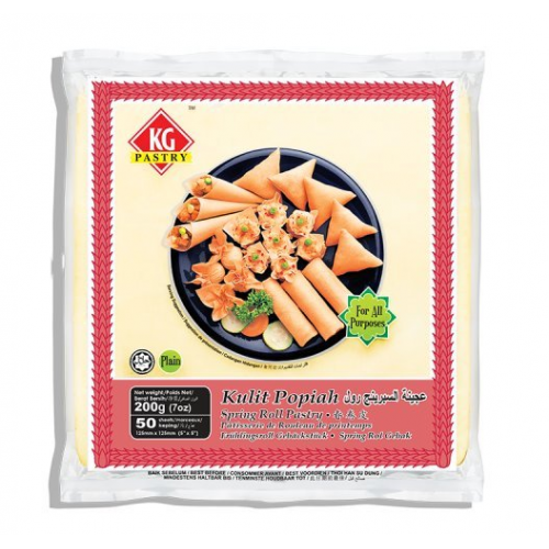 KG PASTRY SPRING ROLL PASTRY 50PCS