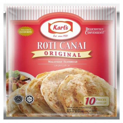 KART'S ROTI CANAI ASLI ORG (10PCS) 580G