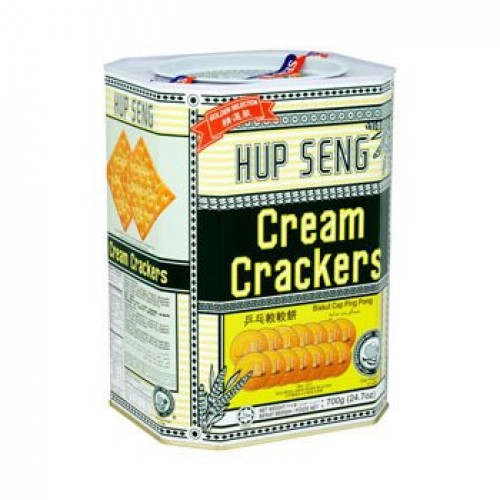 HUP SENG CREAM CRACKERS 700G - TIN
