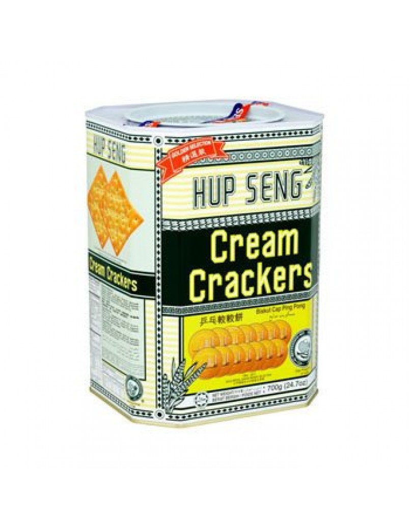 HUP SENG CREAM CRACKERS 700G - TIN