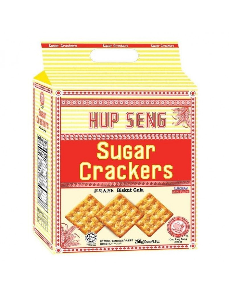 HUP SENG SUGAR CRACKERS 250G(10'S)