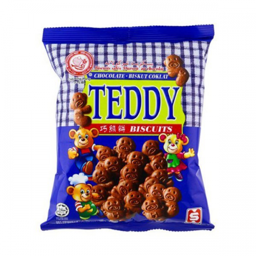 HUP SENG TEDDY CHOCOLATE BUSCUIT 120G