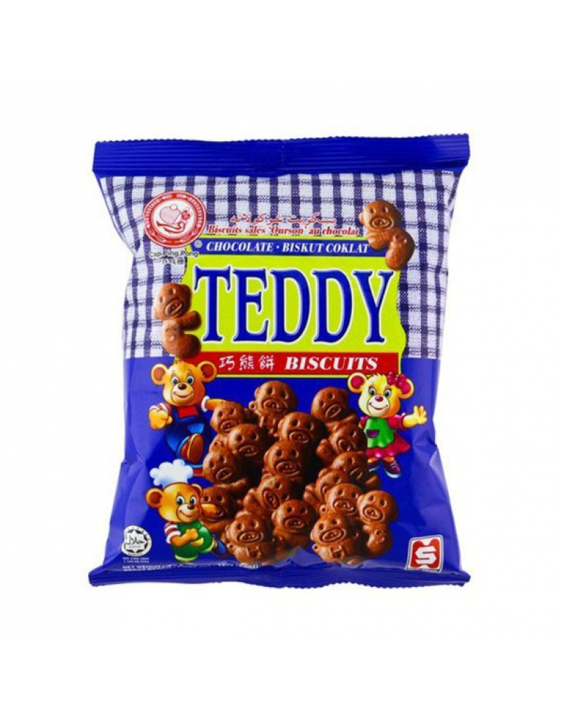 HUP SENG TEDDY CHOCOLATE BUSCUIT 120G