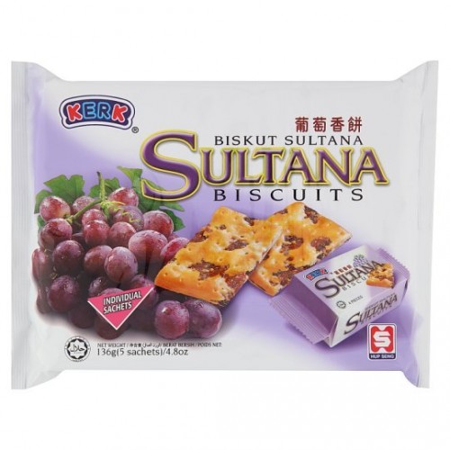 KERK SULTANA BISCUITS 136G