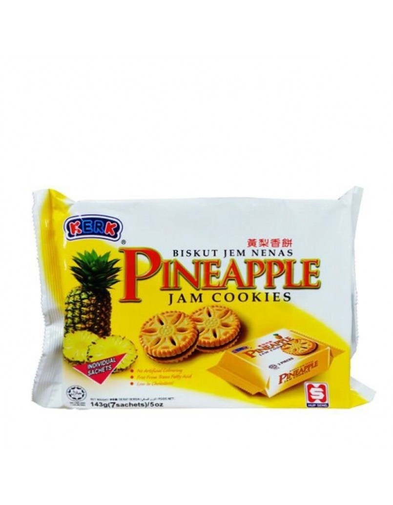 KERK PINEAPPLE JAM COOKIES 143G