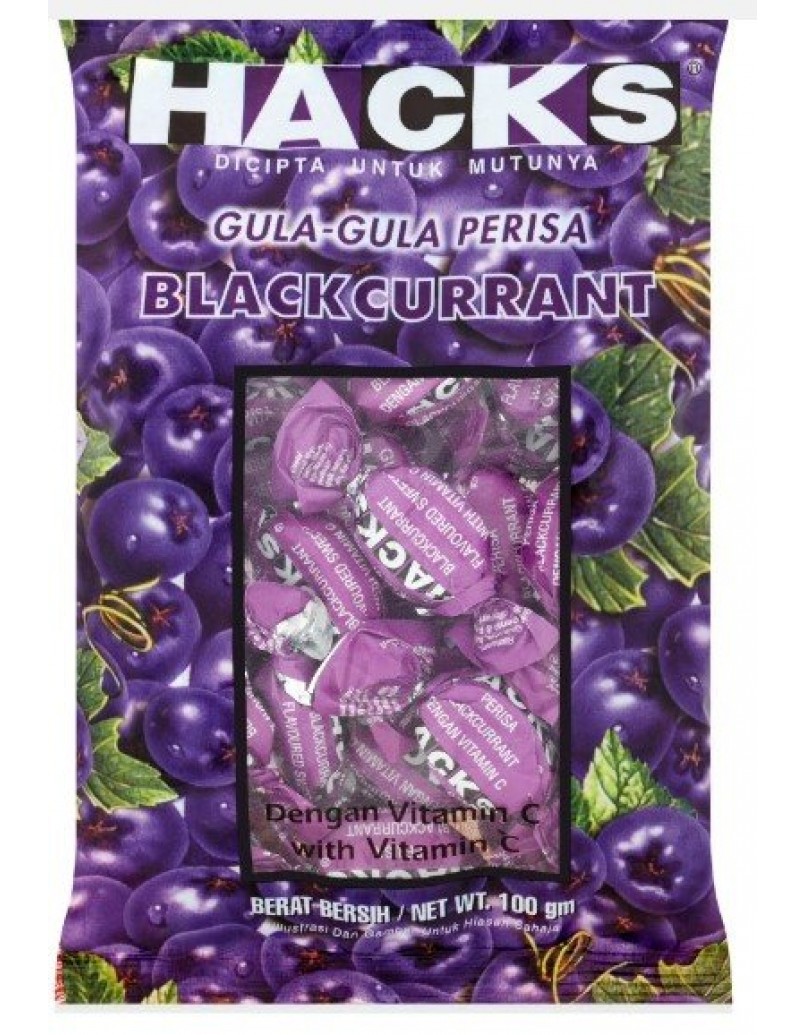 HACKS BLACKCURRANT 100G