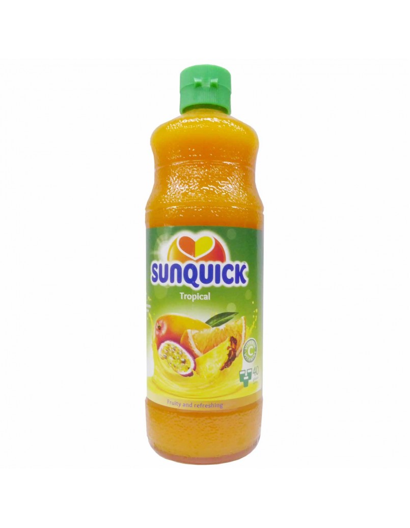 SUNQUICK TROPICAL JUICE 840ML