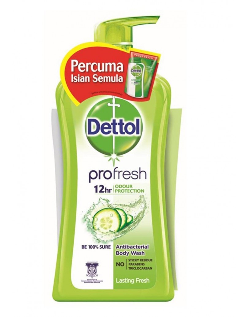 DETTOL SHOWER LASTING FRESH 950ML+250ML