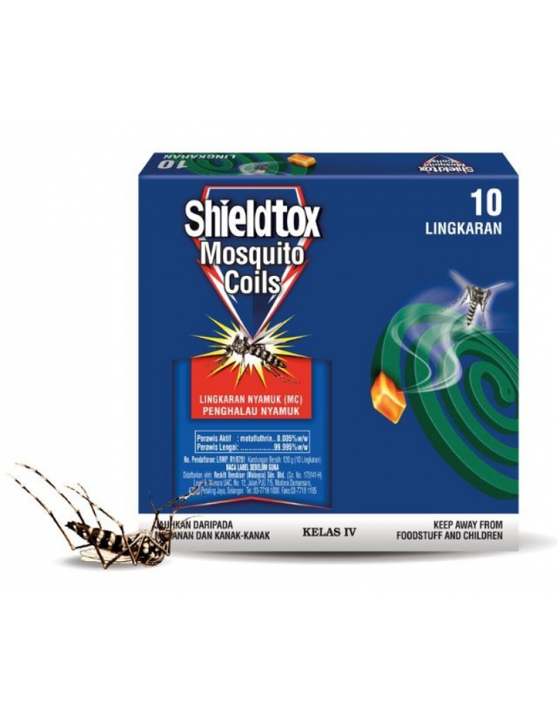 SHIELDTOX MOSQUITO COINS 10'S