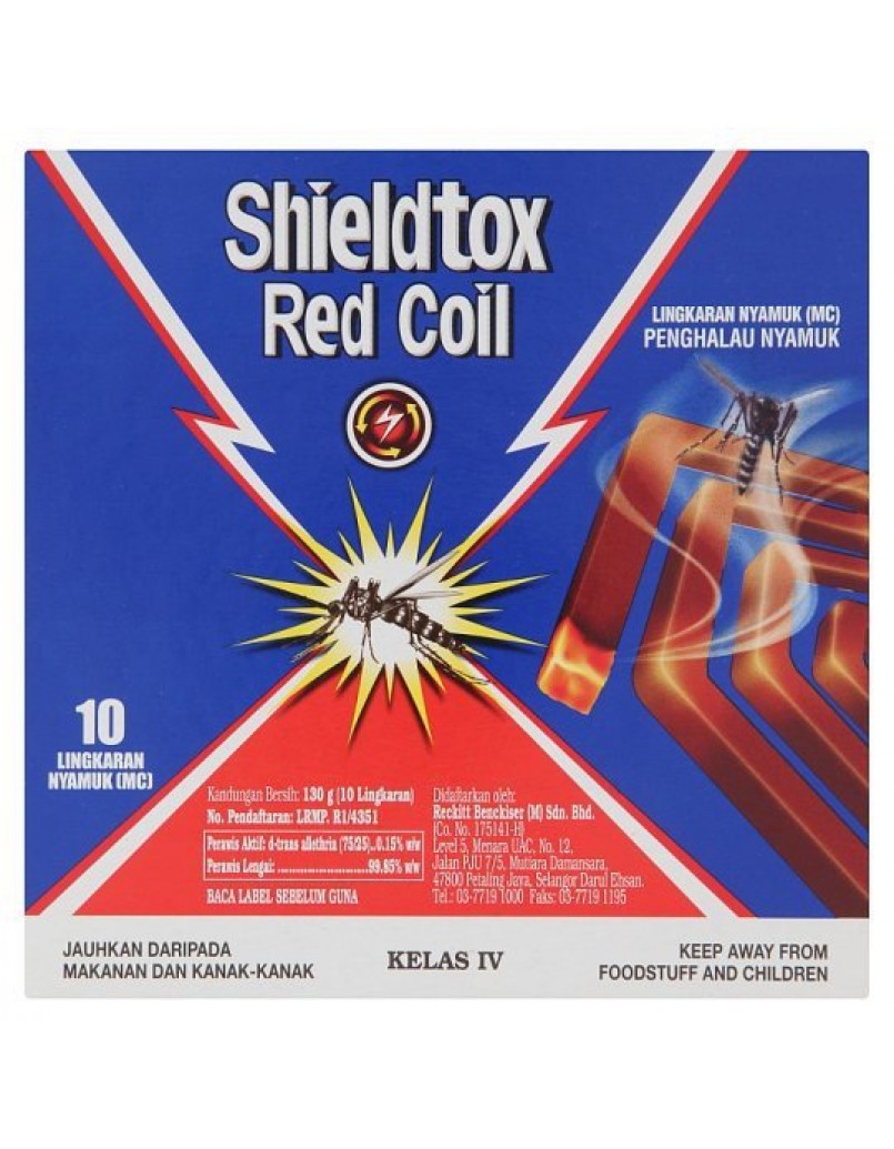 SHIELDTOX MOSQUITO COINS 10'S