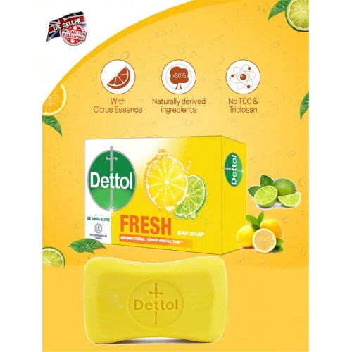 DETTOL BAR SOAP (FRESH) 3 X100G