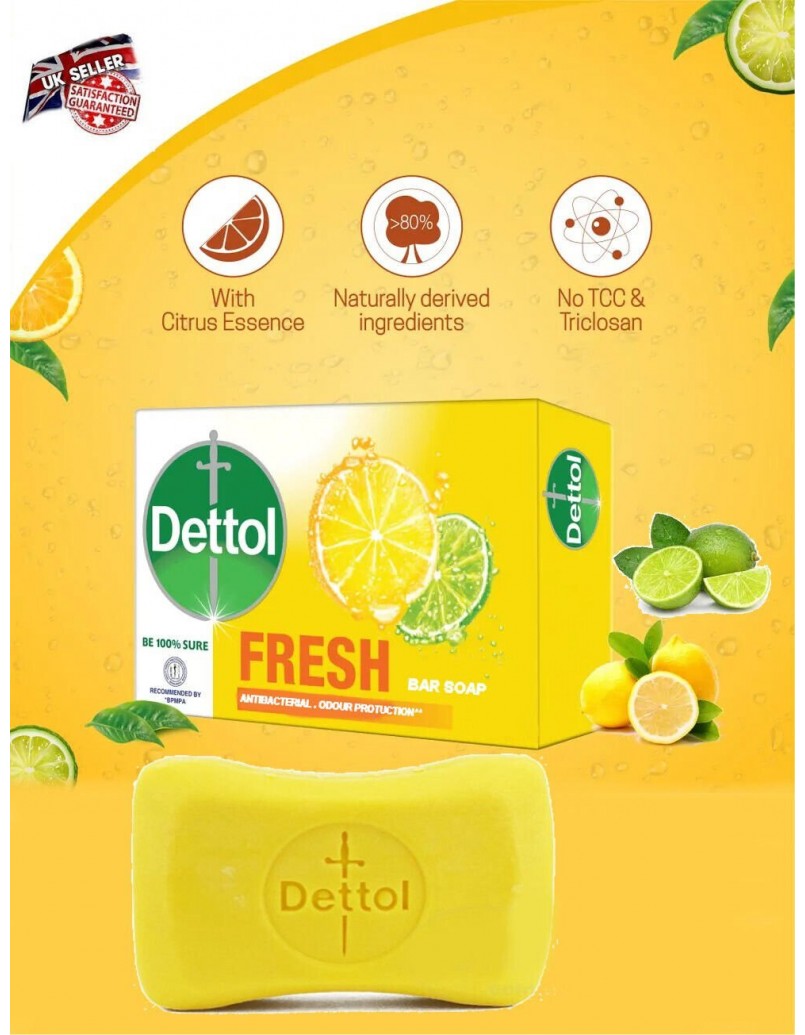 DETTOL BAR SOAP (FRESH) 3 X65G